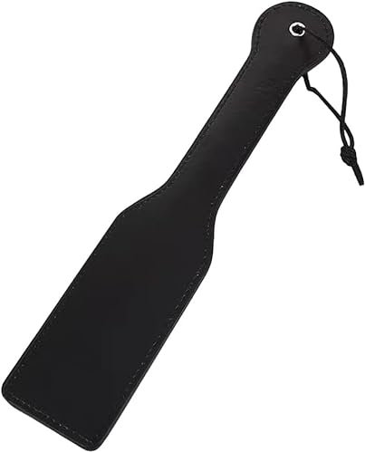 Black PU Leather Sex Flogger Paddle Horse Riding Crop Whip Tickler Horse Jump Bat Equestrian Crops Horse Whips and Crops