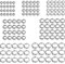 Bohaner 130 Stück Schlauchschellen 6-21 mm Einohr-Schlauchschellen Sortiment 304 Edelstahl Cinch Klemmringe Rohrschellen Schlauch Klemmen Klemmschellen Ohr Schellen