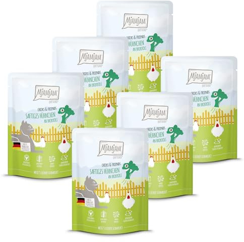 MjAMjAM - Quetschie - Chicks & Friends saftiges Hühnchen an Brokkoli 6 x 300g