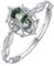 LINZIHUAI Keltischer Knoten-Moosachatring, grüner Moosachat-Verlobungsring für Damen, keltische Knoten-Moosachat-Ohrringe (Style 2,One Size)