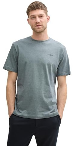 TOM TAILOR Piqué Poloshirt mit Stretch, Light Metal Blue, XXXL