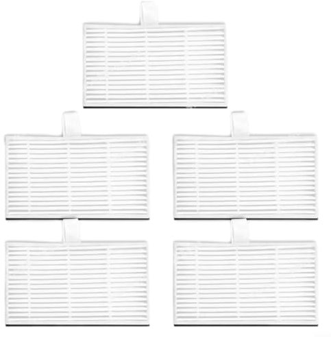 Gettimore Paquete de 5 filtros HEPA de repuesto para aspiradora para Atvel para SmartGyro R80 Base/para Cecotec para Conga 2499 Ultra Home Advanced