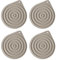 4 Pcs Plate Warmer, Food Warming Mat, Multi-Purpose Silicone Food Warmers, Microwave Non-Slip Silicone Mats, Hot Plates for Keeping Food Warm Ideal for Oven Hot Pan Dinner Cooking