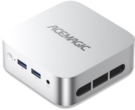 ACEMAGICIAN Vista Mini PC V1 Windows 11 Pro, Twin Lake-N N150(Upgraded N100, up to 3.6GHz), 16GB DDR4 RAM 512 M.2 2280 SSD Micro PC,Mini Computer with 4K Dual Display/HDMI/WiFi/BT/LAN for Office