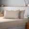 Silentnight Supersoft Pillowcase Pair - Cosy & Comfortable Delicate Smooth Touch - Easy Care Microfibre - Stylish & Modern Bed Pillow Case Protector 2 Pack, Retain Shape & Colour, Natural