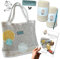 HÄKEL LIESE Häkelset Für Anfänger - Strandtasche Damen, Wolle Zum Häkeln, Häkelnadel Set, Netztasche Sandspielzeug, Aesthetic Stuff Clean Girl, DIY Set Erwachsene, Baumwolltasche