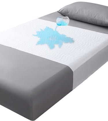 Empapadores Cama Adultos Lavables con Alas 50cm - 90x85cm (Pack 2) - Impermeable, Absorbente - Ideal para Adultos, Niños y Mayores, para Camas 90cm