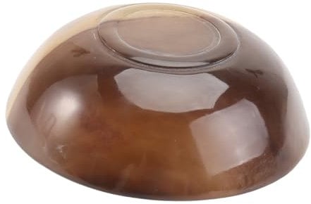 WRITWAA Natural Horn Shaving Bowl for Men Durable Soap Dish for Smooth Shaving Elegant Grooming Kit Dad Husband Brother Unbreakable Design for Any Shaving