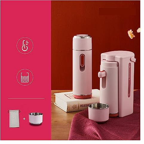 Distributeur D'eau Chaude Instantané Home Desktop Desktop Portable Mini Small Pocket Quick Heat(Pink)