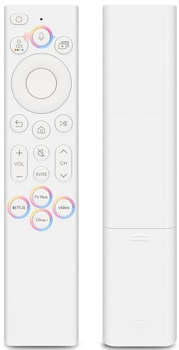 Telecomando Vocale Sostitutivo per Smart TV Samsung | Per Smart TV Samsung Serie Frame‑Neo 2019‑2025 | Funzione Vocale Integrata, Chip Avanzato per Riconoscimento Vocale Preciso