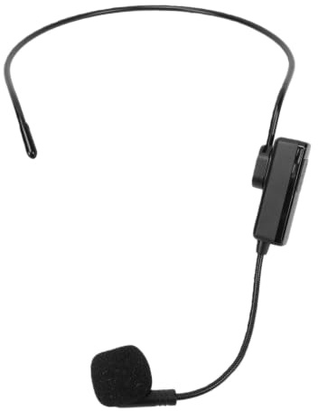 Luocute Casque Micro sans Fil 2.4G, Micro Serre-Tête à Double Mode avec Portée de 160-210 Pieds, pour Instructeur de Fitness Enseignant Système de Sonorisation