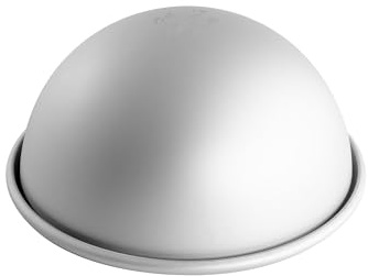 Fat Daddio's PHA-65 Anodized Aluminum Hemisphere Pan, 6.5 x 3.25 Inch Silver