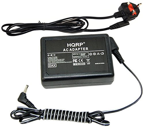 HQRP AC Adapter Power Supply compatible with JVC Camcorder GR-D30U GR-D30US GR-D31 GR-D31U GR-D31US GR-D70 GR-D90 GR-D91 GR-DV500, AP-V10U AP-V11U AP-V12U AP-V13U Replacement