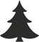 CREATIV DISCOUNT Motivstanzer Groß, ca. 2,5cm, Motiv Tannenbaum