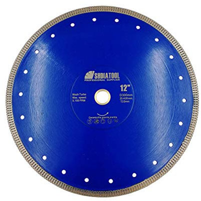 SHDIATOOL Disco diamantato da 300 mm per sega a maglia, per piastrelle, marmo, ceramica, porcellana