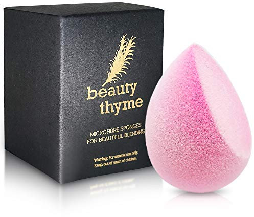 Velvet Beauty Sponge Blender - Vegan Super Soft - Flawless Application and No Foundation Waste (Pink - Baby Pink), perfect present for wife/girlfriend/teenage girl.