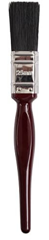 ProDec Contractor 1 inch All Purpose Mixed Bristle Paint Brush for a Smooth Finish Painting with Emulsion, Gloss and Satin Paints on Walls, Ceilings, Wood and Metal, 1 25 mm