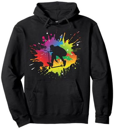 Scooter Stunt Tretroller Geschenk Pullover Hoodie