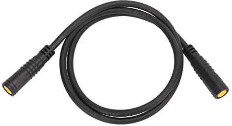 Extension Cable, ABS Plastic 3Pin Electric Bike Brake Extension Cable Modification Accessory Fits for Mid Mounted Motor(2 Female Interface)