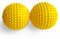 2x DBT Skills Igelball | Magnetischer Hochstress Akupressurball | Gelb matt | 47mm Durchmesser | zum Stressabbau oder zur Massage, gegen Anspannung und für mehr Beweglichkeit und Konzentration