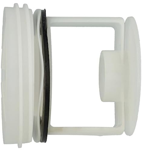 vhbw Flusensieb kompatibel mit Whirlpool AWE 6314/1, AWE 6316/1, AWE 6317/P, AWE 6318, AWE 6319 Waschmaschine, Trockner - 5,6 cm, Dichtungsring