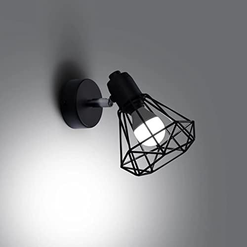 famlights Wandleuchte Innen Wandlampe Wand Lampe Arlene in Schwarz industrielle ARTEMIS E14 Stahl Wohnzimmer Schlafzimmer | 1-flammig