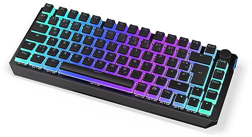 ENDORFY Thock 75% Wireless DE Kailh Box Black Pudding, Gaming Tastatur, BT und 2.4 GHz Wireless, PBT Double-Shot Keycaps, Hot-Swap Funktion, Deutsches Layout QWERTZ