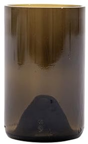 Point-Virgule Satz von 4 Gläser aus upcycled Glas olivgrün 350ml