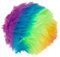 MIJOMA Antistressball Plüsch-Quetschball, Regenbogenfarben, 7,5 cm Durchmesser, Entspannung & Stressabbau Spielzeug