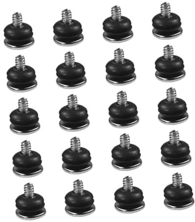 Homoyoyo 20pcs 3.5-inch Hard Drive Screws Shockproof Rubber Washers for Electronic Repair and Computer Case Diy, Compatible Laptop and Desktop Installation