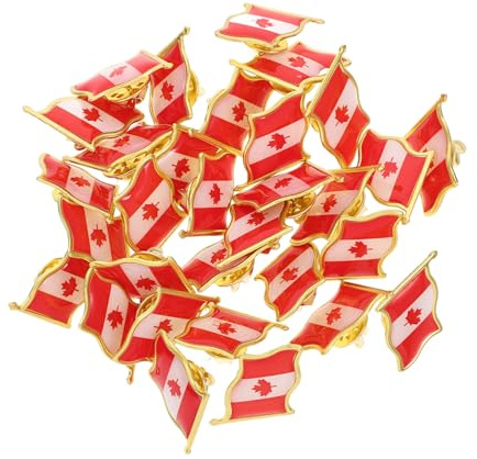 Gogogmee Metall-brosche Mit Kanada-flagge Modische Anstecknadel Für Herrenanzüge Kanada-souvenir-anstecknadel