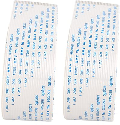 ZJchao Druckerband FFC, 2 Stück Drucker Flexibles Flachkabel Schnelle Übertragung Hochweiches Flexibles FFC-Flachbandkabel für XP600 (60cm)