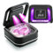 Pulitore Ultrasuoni 42000Hz Pulitore Gioielli Ultrasuoni - Lampada UV Pulitore Ultrasuoni per Apparecchio Denti, Ultrasonic Cleaner per Protesi dentali, Orologi, Retainer, Anelli, Collane