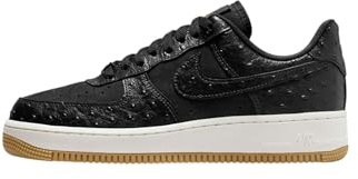 Nike - WMNS AIR Force 1 '07 LX NBHD Leather Trainers for Women, black, 5 UK