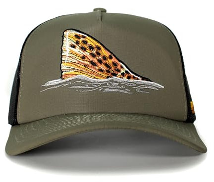 Paramount Outdoors Braune Forellenflossen-Netzrückseite zum Fliegenfischen, Trucker-Hut für Herren, Fighting Bucks, Einheitsgr��e