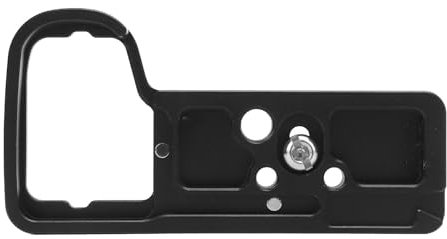 Luocute Quick Release Plate, Aluminum Alloy Camera Base Mount Bracket with 1/4 3/8 Inch Holes for Vertical Shooting,Rapid Adapter,Quick Switch Design for Peak Design V3 Camera Clip