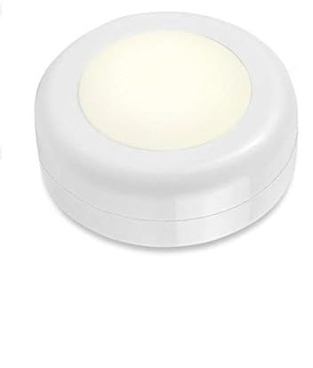 LED Unterbauleuchte RGB kabellos mit Fernbedienung, Batteriebetriebene LED-Lampe, Vitrinenbeleuchtung Kabellos Dimmbar Unterbauleuchte, Weiß