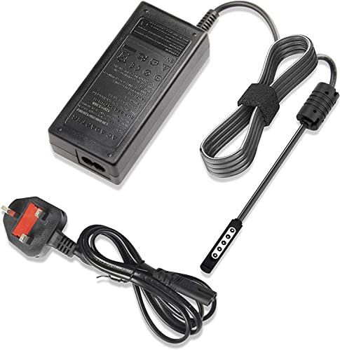 Surface Pro Laptop Charger,44W 15V 2.58A Compatible with Microsoft Surface Pro 3/4/5/6/7/Pro X, Microsoft Surface Laptop 1/2/3, Surface GO/Book with USB Port and Extension Cord,Surface Power Supply