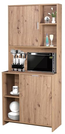 HTI living Küchenschrank Malin Artisaneiche Küchenbuffet