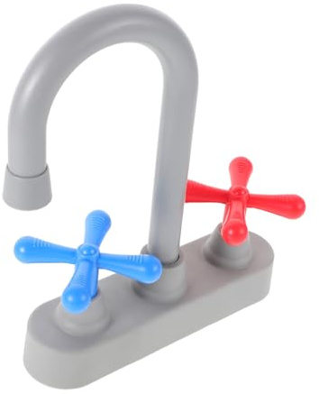 Robinet de Jouet pour Évier en Plastique, Design Réaliste, Jouet | Evier la Cuisine Garçon et Filles, Portable et Léger, pour Jeux de Rôle Maison et Préscolaire
