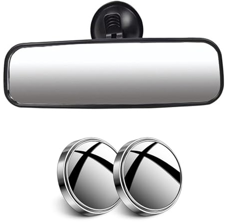 7Pcs Magnetic L&P Plates Set, Blind Spot Mirrors for Cars, Rear View Mirror for Driving Test Essential Driving Aid Accessories for New Drivers