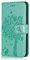 Conber Funda para iPhone 11, Funda de PU Cuero Cartera con Tapa, Serie Gato y Arbol Flip Cierre Protectora Carcasa Libro para iPhone 11 - Menta Verde