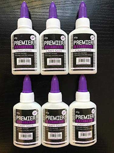 Hunkydory Premier Craft Tools - White Craft Glue - 6 x 40g Bottles