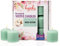 Hyoola Bougies Votives Parfumées - Bougies Votives Coton Frais - Durée de Combustion 12 Heures - Lot de 9 - Fabrication Européenne