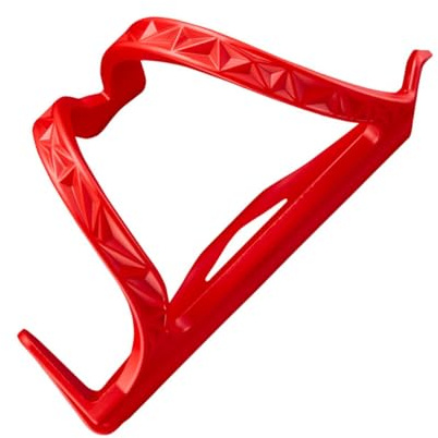 Supacaz Unisex – Erwachsene Side Swipe Cage (Poly) -rot Links Flaschenhalter, Left | Rennrad, MTB, Mountainbike, Halterung