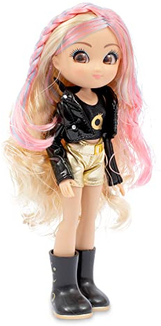 Giochi Preziosi Unique Eyes, Puppe 25 cm – Rebecca, mit ihrem Blick, der dir den Augen folgt, mit magischen Haaren, Spielzeug für Kinder ab 3 Jahren, MYM081