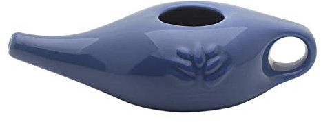 Maodom Neti Pot Ceramic Sinus Enjuague Limpiador Nariz irrigación Nasal Kit Lavado Nariz para rinitis sinusal Alergia 250 l