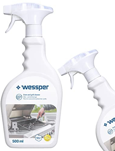 Wessper 2x Nettoyant pour Four 500 ml, Spray Détachant | Dégraissant pour Four, Gril et Barbecue, pour la Cuisine et l'extérieur, élimine Rapidement les Aliments Gras pour Surfaces Difficiles