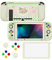 PlayVital ZealProtect Weiche Schutzhülle für Nintendo Switch Konsole Joy Con, Case Hülle Cover Zubehör für Switch mit Displayschutzfolie&Sticks Kappen&Tastenkappen(Nostalgische Rose)