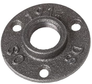 JZYSS Flange Raccordi for Tubi in Ferro con Flangia a Pavimento filettati for Montaggio a Parete Industriale Flangia Filettata (Size : 3 per 4)